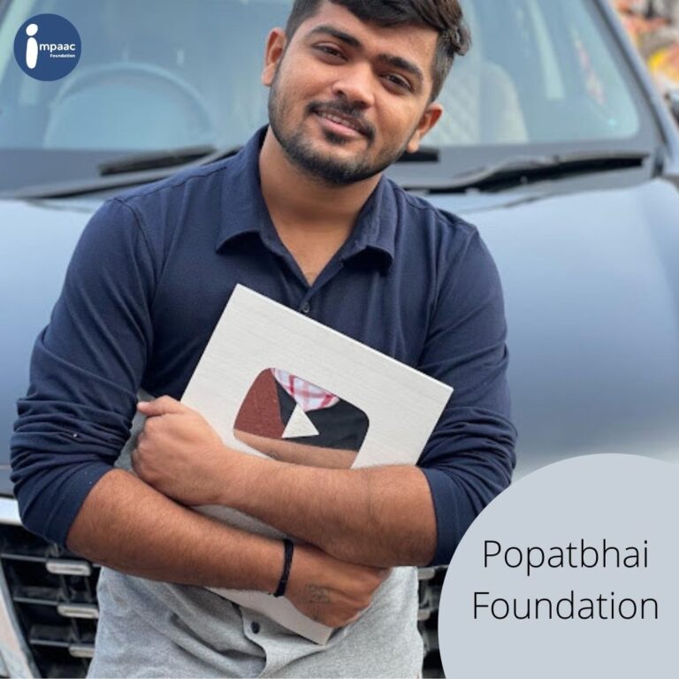 NGO crowdfunding social platform Impaac Foundation help support donate Popatbhai